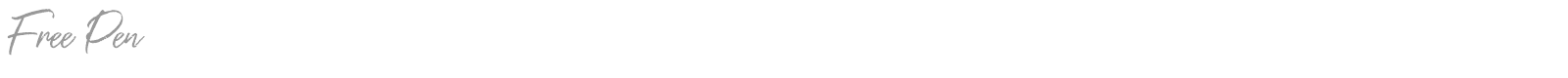 Free Pen font preview